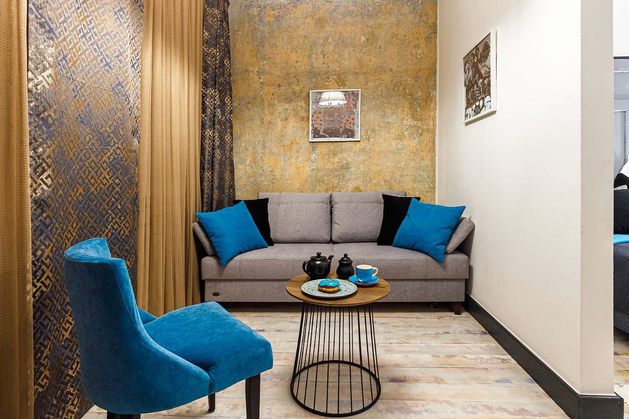 Апартаменты Студио №1 апарт-отель У Груши - детали интерьера и арт-объекты