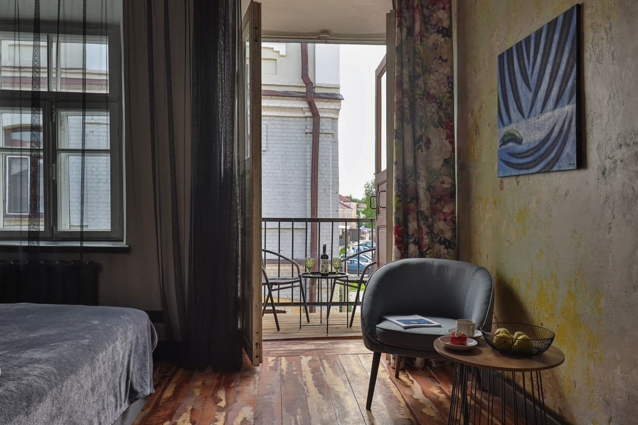 Апартаменты Студио №2 Гродно - детали интерьера и арт-объекты